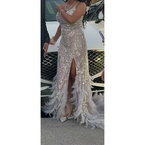 Silver  Size M Straight dress